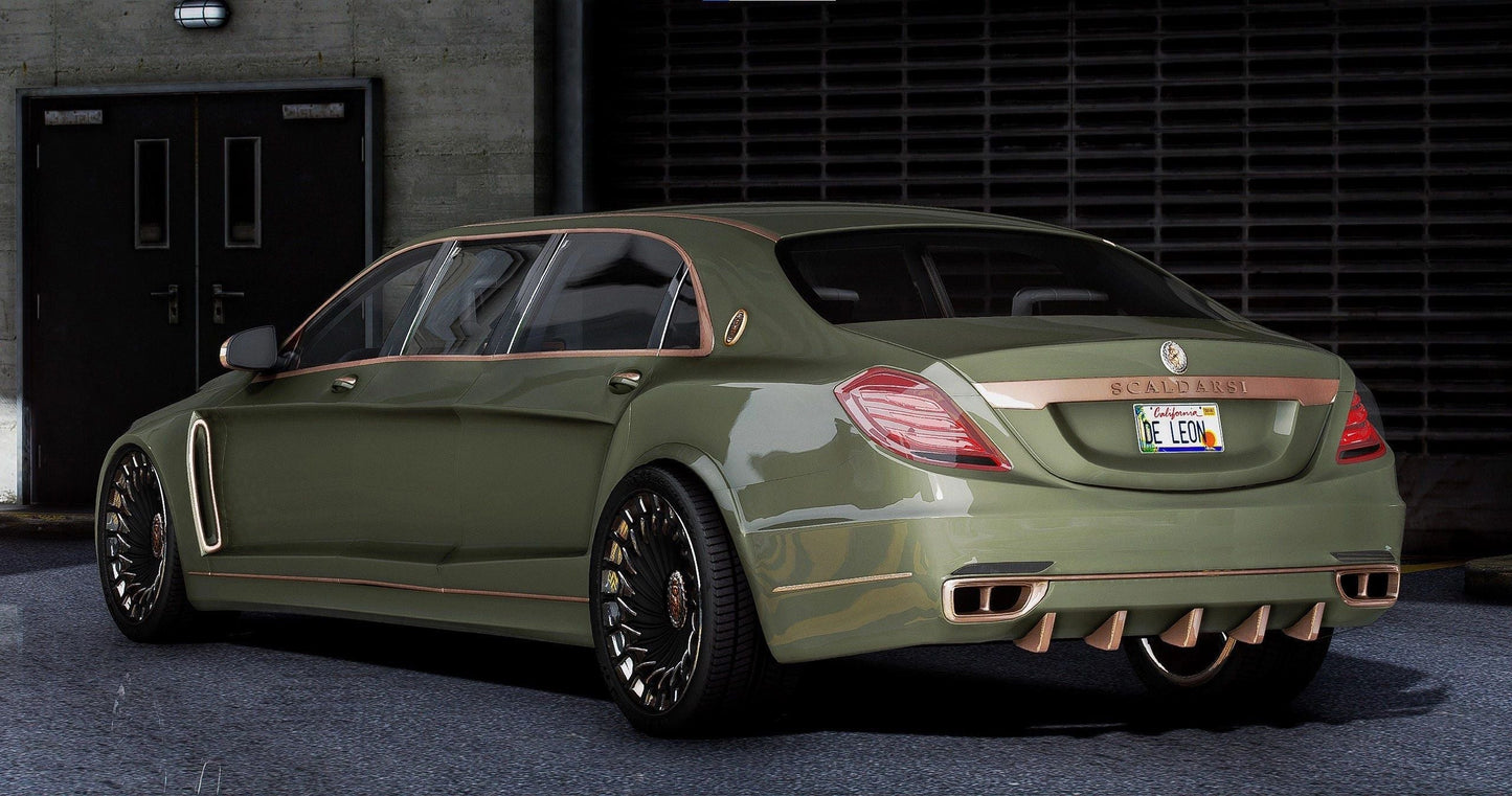 Mercedes Maybach S600 Scaldarsi Emperor Stretch | Cars Custom