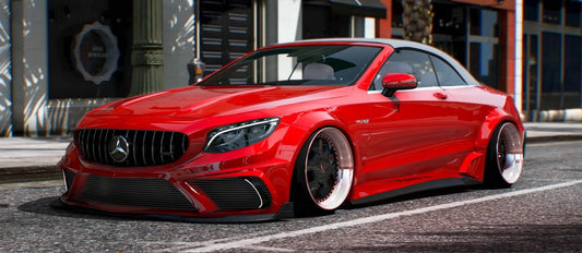 Mercedes S63 Cabrio Custom [Animated Roof] | Macs Custom