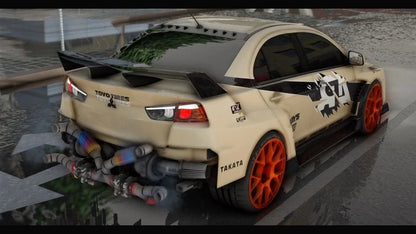 Mitsubishi Evo X Hycade Customs Exhaust | Hycade