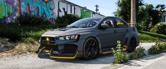 Mitsubishi Lancer Evolution Hycade V2 [Dinamic Lights] | Port Baek