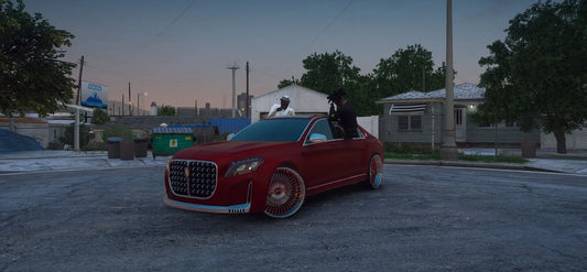 Maybach Emperor Forgiato With AK-47 LV Bag And Cocaine Bricks 6 Seater Slider | A1 Customs