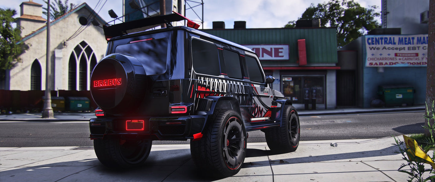 Mercedes Brabus 900 Rocket Venom [Dinamic Lights] | Port Baek