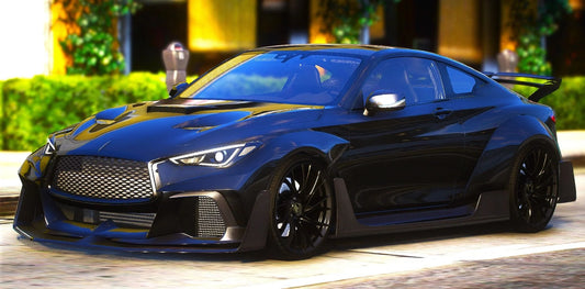 (Debadged) Infiniti Q60 Black S Hycade Edition | Zeed