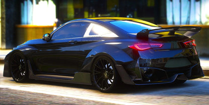 (Debadged) Infiniti Q60 Black S Hycade Edition | Zeed