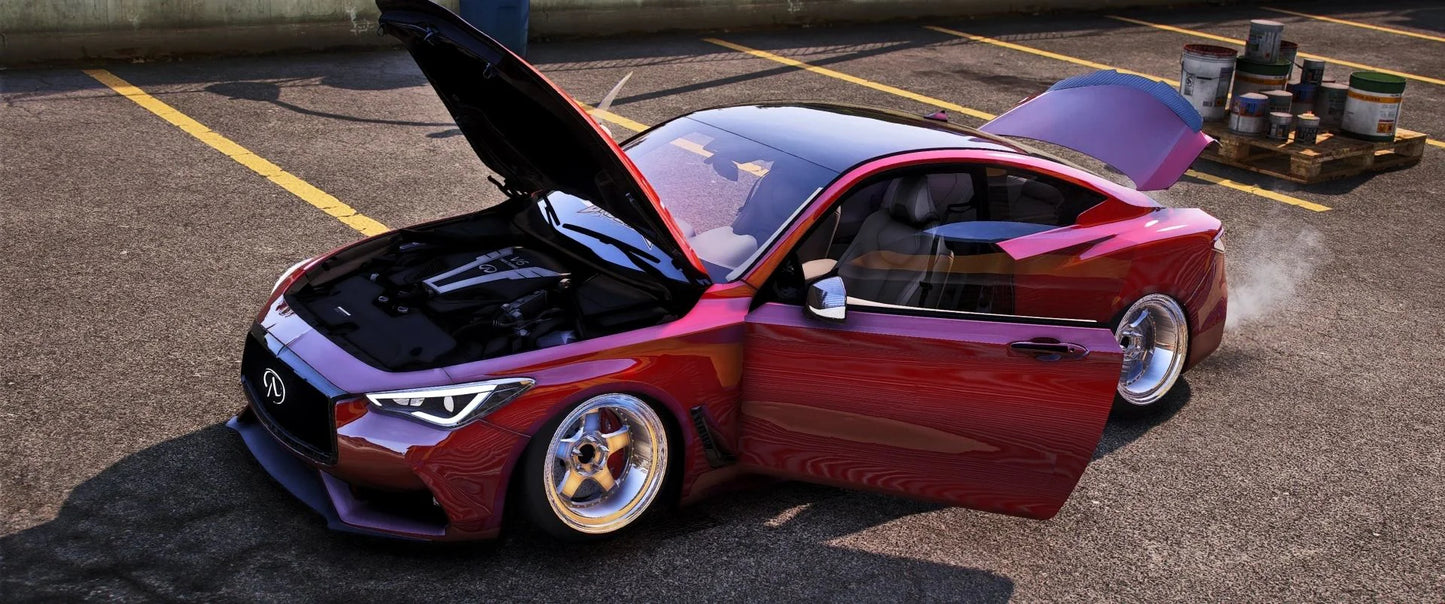 Infiniti Q60 Stanced | Koolin