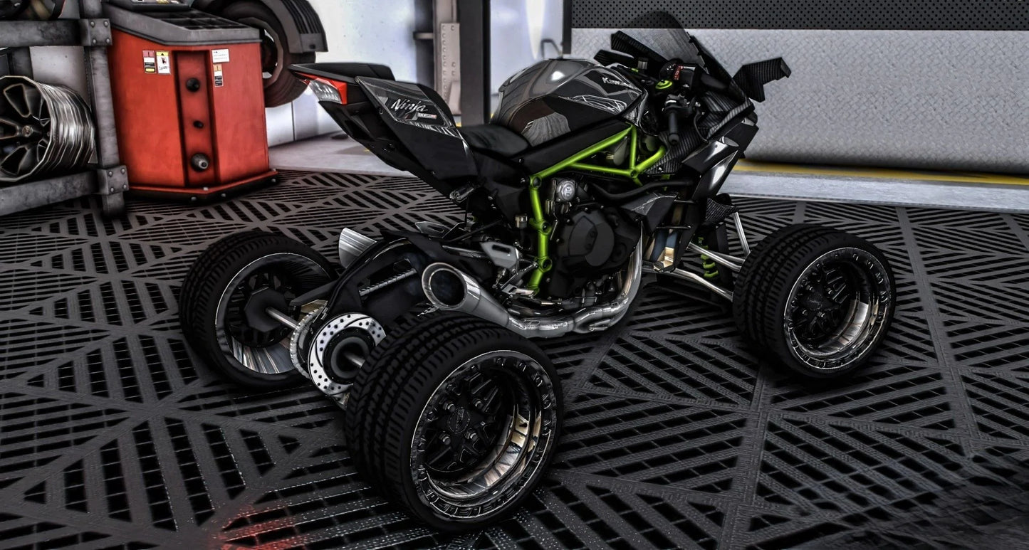 Kawasaki Ninja H2 Quad | Underground Customs