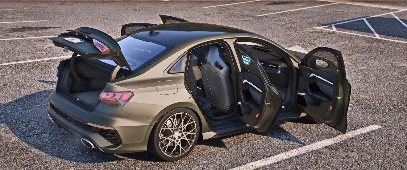 [Non ELS] Audi RS3 Police Unmarked | AM Cars