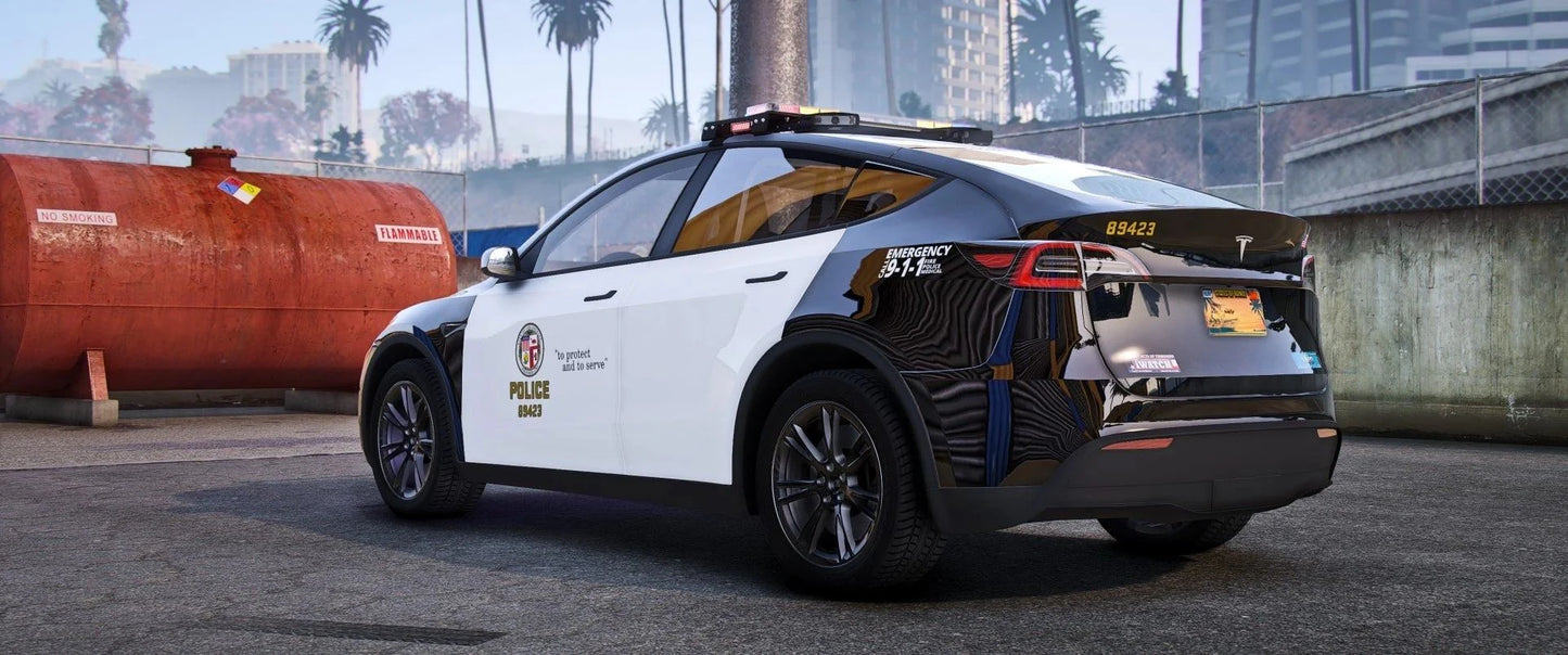 [Non ELS] Tesla Model Y Police | Donut
