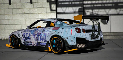 NISSAN GT-R R35 Kream [Dinamic RGB Lights] | Kick Store