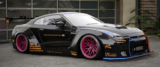 Nissan GTR Liberty Walk Police Modern Lights (5 Seater) | Versus