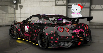 Nissan GTR R35 - Hello Kitty Edition [Animated RGB Lights] | Dr Customs