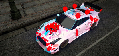 Nissan GTR R35 Stitch [Dinamic Lights] | Potter