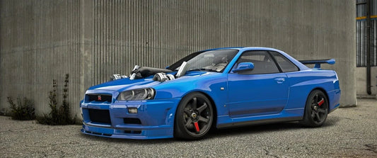 Nissan R34 Skyline with LSX 454 Twin Turbo Swap | 3RR0R