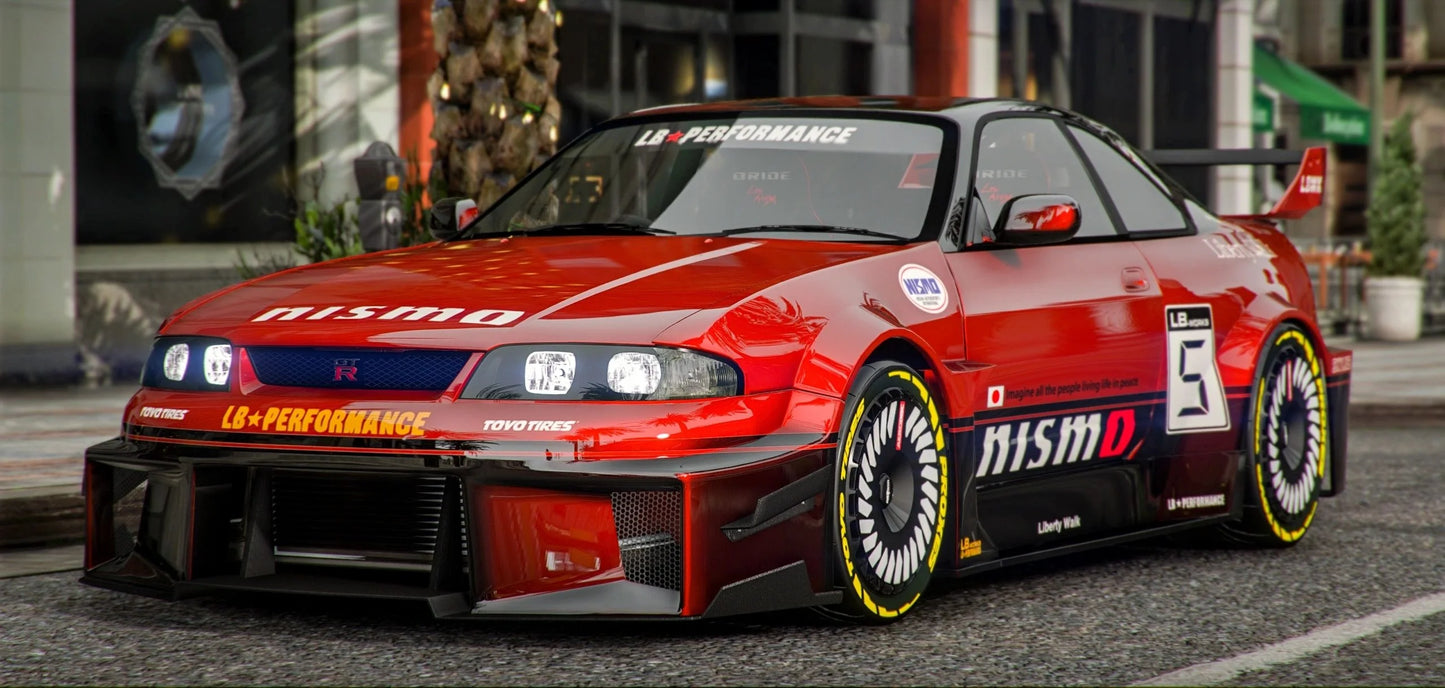 Nissan Skyline GTR R33 1993 Liberty Walk Super Silhouette | WZ Media