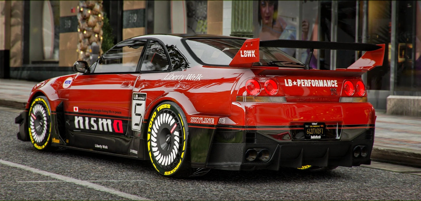 Nissan Skyline GTR R33 1993 Liberty Walk Super Silhouette | WZ Media