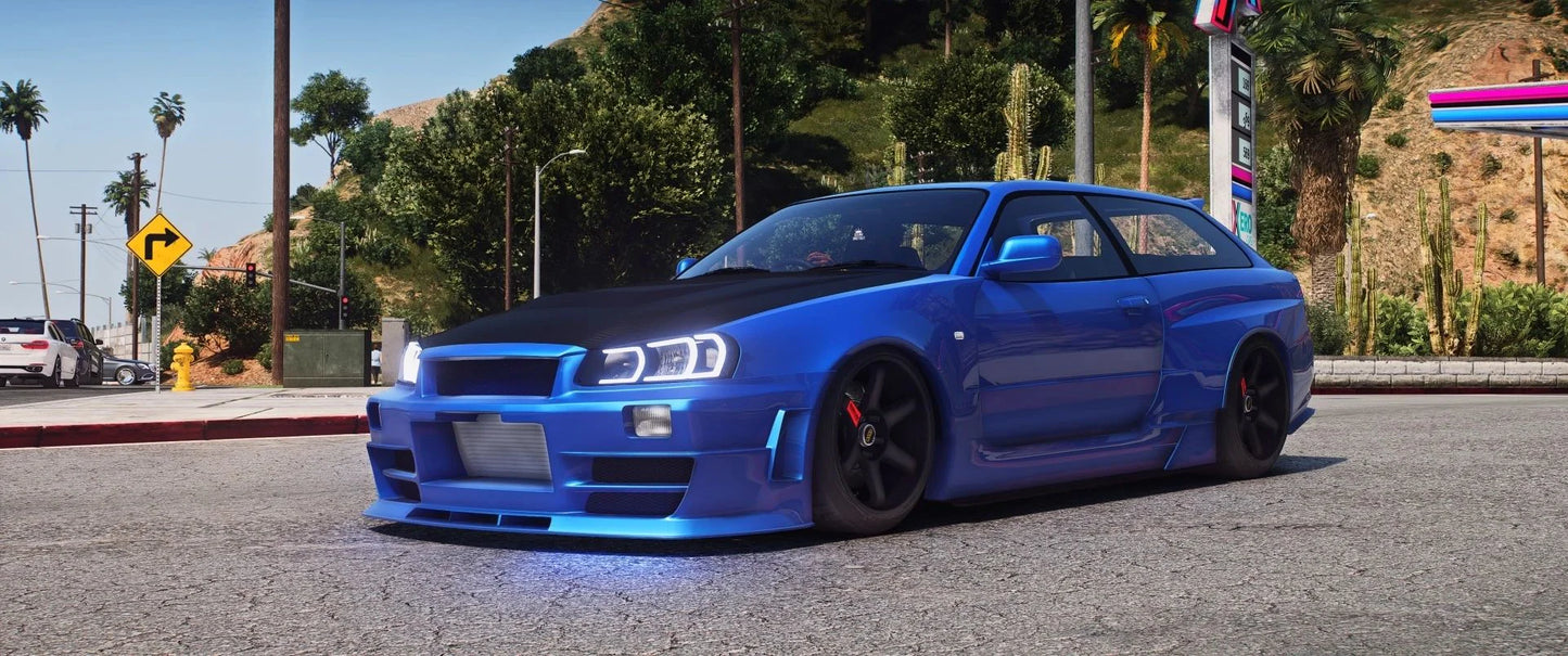 Nissan Skyline GTR R34 Shooting Brake (4 Seater) | Smuud Customs