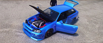Nissan Skyline GTR R34 Shooting Brake (4 Seater) | Smuud Customs