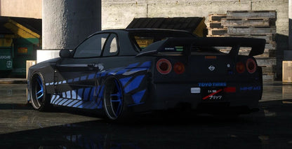 Nissan Skyline R34 GTR Hycade Custom | FB Customs