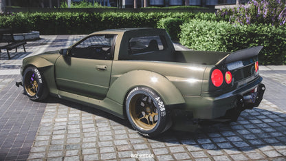 Nissan Skyline R34 UTE Rocket Bunny Pickup | WZ Media