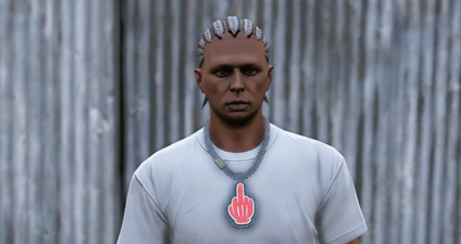 Neon Middle Finger (Chain)