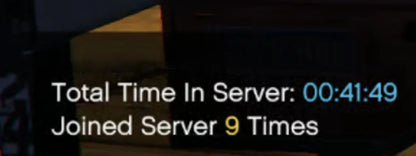 Player Loyalty / Time Played ESX Ready Tracker Script