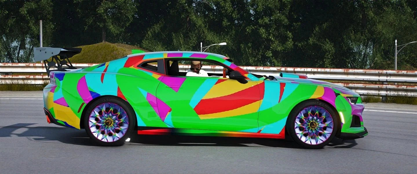 Pontiac Firebird Trans-Am Series Rainbow Edition [Dinamic Lights] | XZone Team