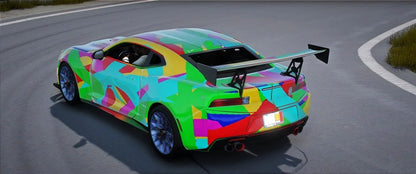 Pontiac Firebird Trans-Am Series Rainbow Edition [Dinamic Lights] | XZone Team