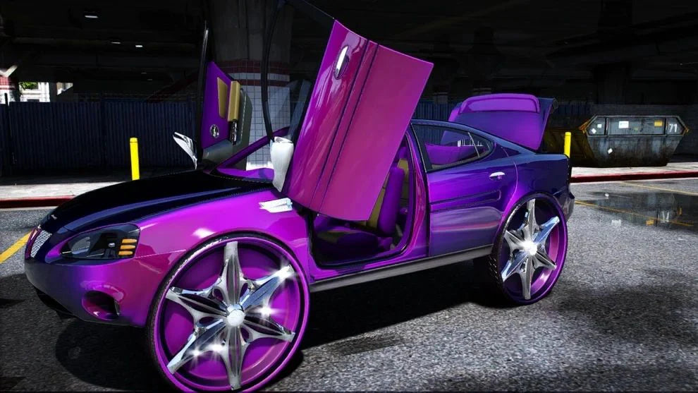 Pontiac Grand Prix On Davin Floaters With Butterfly Doors | PNUT Customs