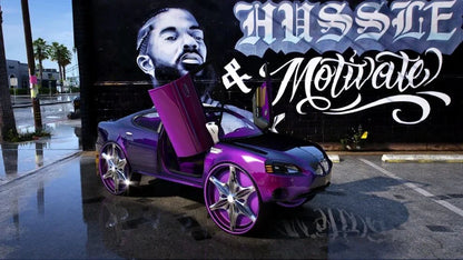 Pontiac Grand Prix On Davin Floaters With Butterfly Doors | PNUT Customs