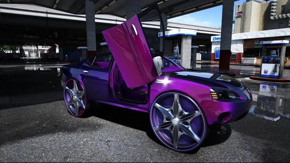 Pontiac Grand Prix On Davin Floaters With Butterfly Doors | PNUT Customs