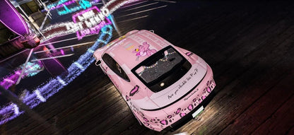 Porsche Taycan Turbo S. Trains The Pink Panther | IDK