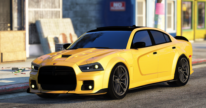 (Rebranded) Custom 2014 Dodge Charger 426 Ghoul Hellephant Replica (Animated Sunroof)