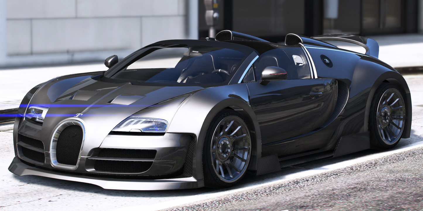 (Rebranded) Bugatti Veyron Profilee [Animated Lights]