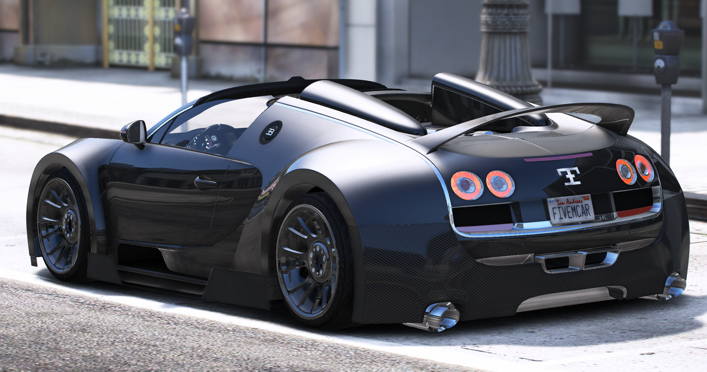 (Rebranded) Bugatti Veyron Profilee [Animated Lights]