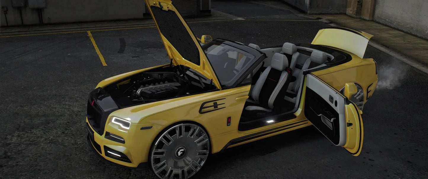 Rolls Royce Down Mansory Donk [Animation Roof] | PNUT Customs