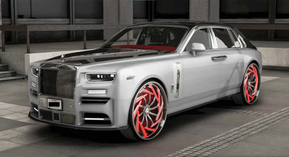 Rolls Royce Phantom 8 Mansory Donk Spiners Glow | Resnonverba