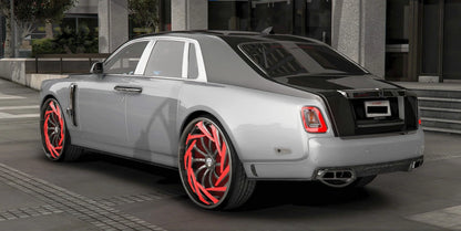 Rolls Royce Phantom 8 Mansory Donk Spiners Glow | Resnonverba