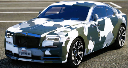Rolls-Royce Wraith 2019 Camouflage | Lepsid Customs