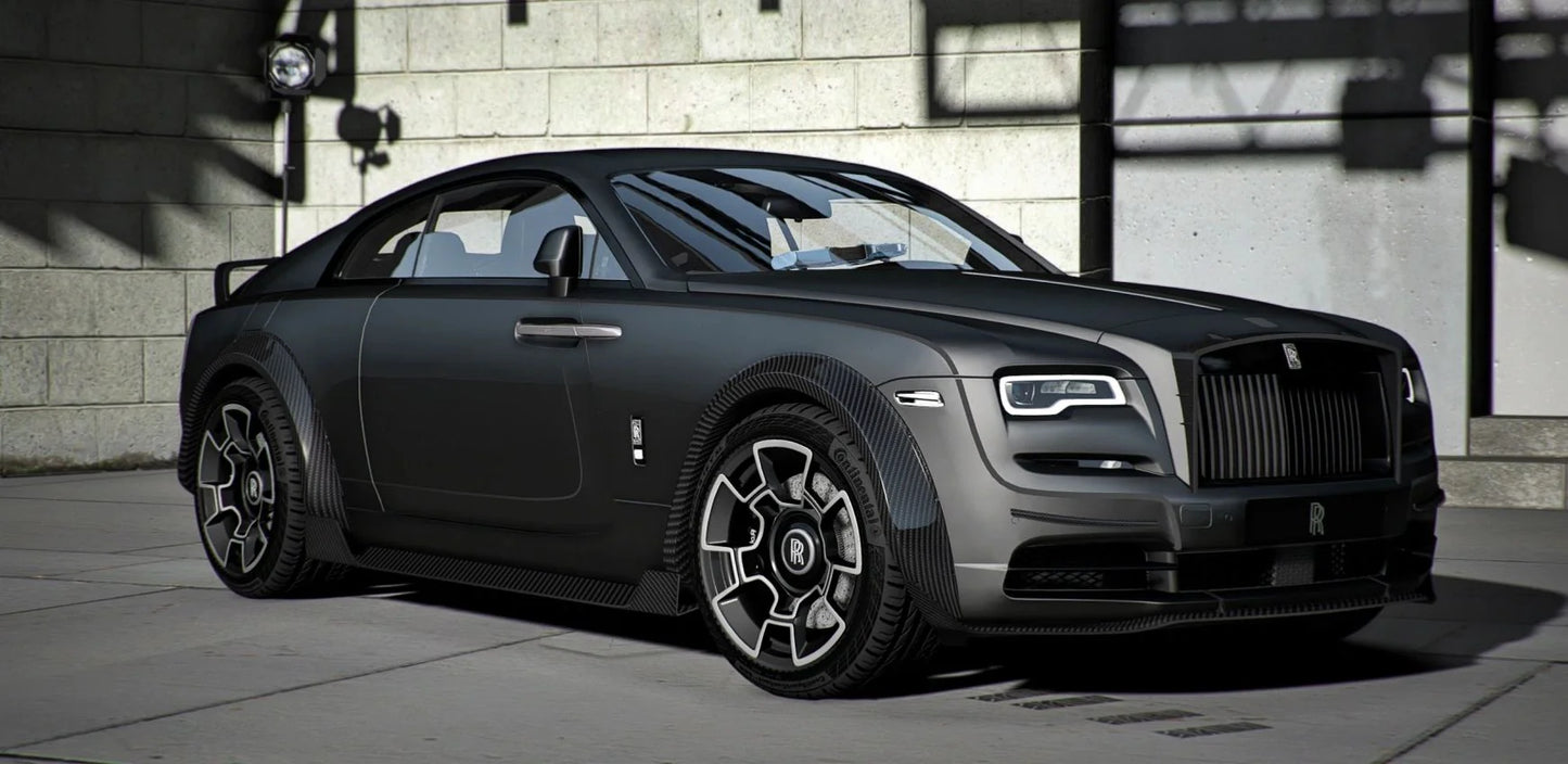 Rolls Royce Wraith Prime Carbon Widebody Custom Props (Animated Mirrors) | Demon Builds