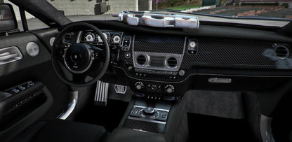 Rolls Royce Wraith Prime Carbon Widebody Custom Props (Animated Mirrors) | Demon Builds