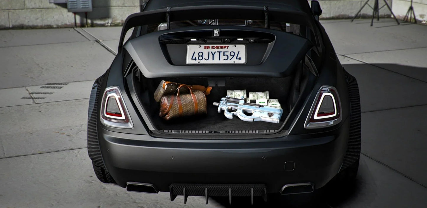 Rolls Royce Wraith Prime Carbon Widebody Custom Props (Animated Mirrors) | Demon Builds