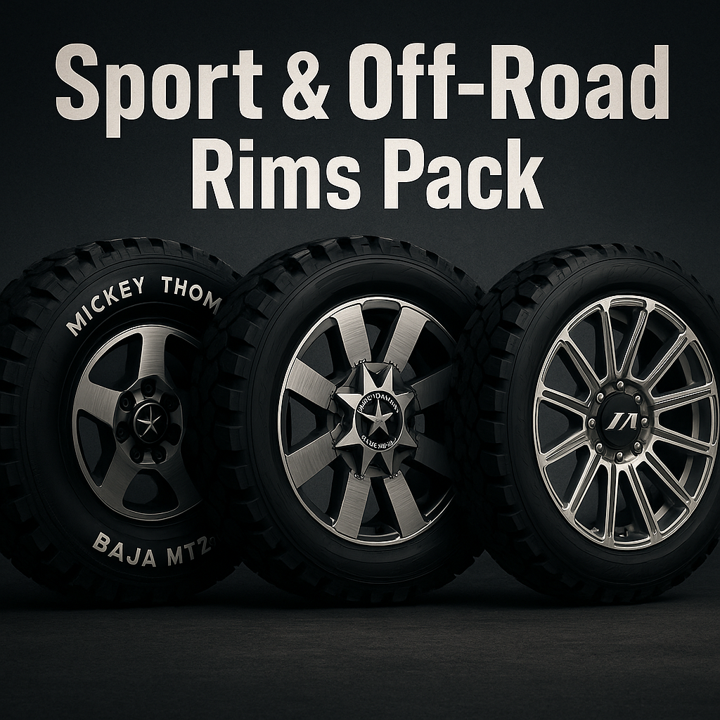 Sport & Off-Road Rims Pack