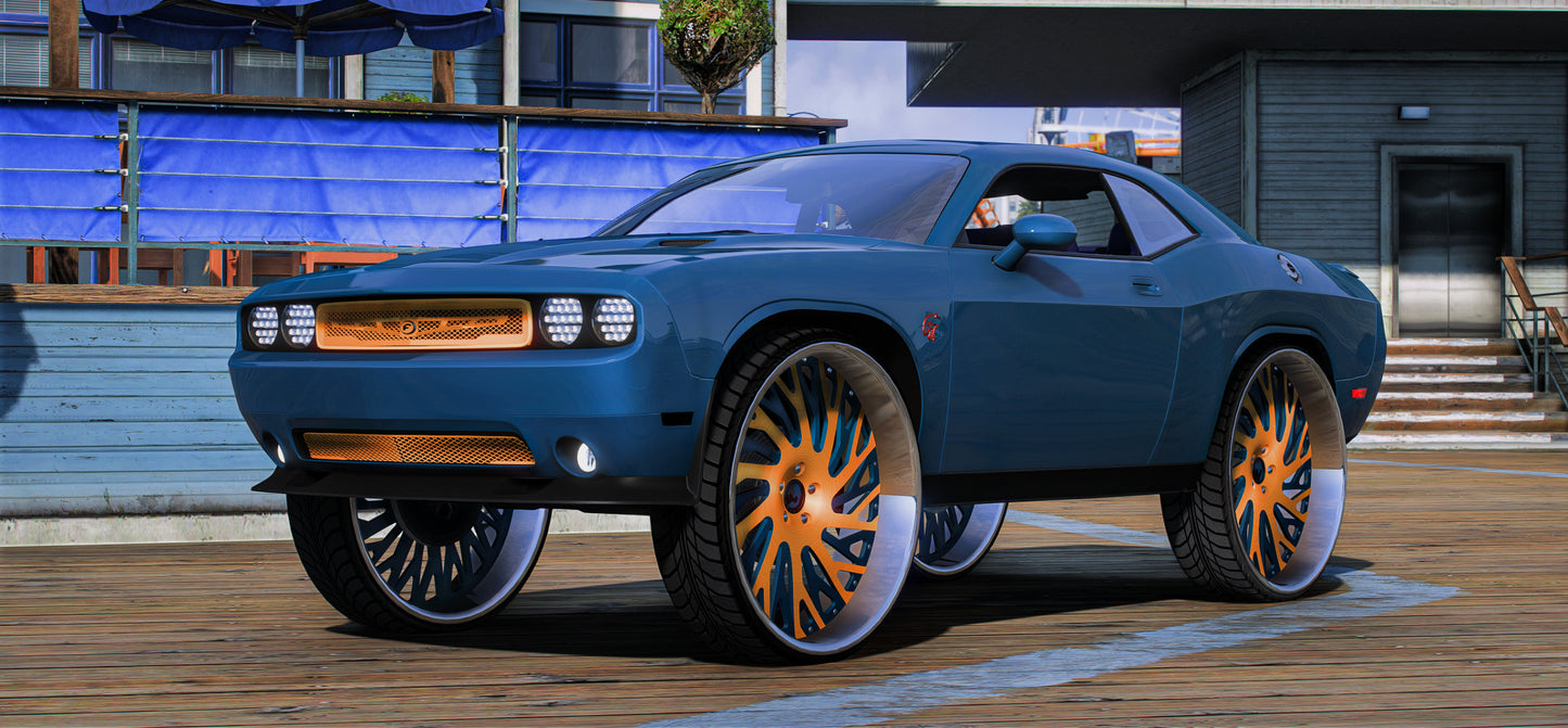 Dodge Challenger SRT8 Donk | Krazy Customs
