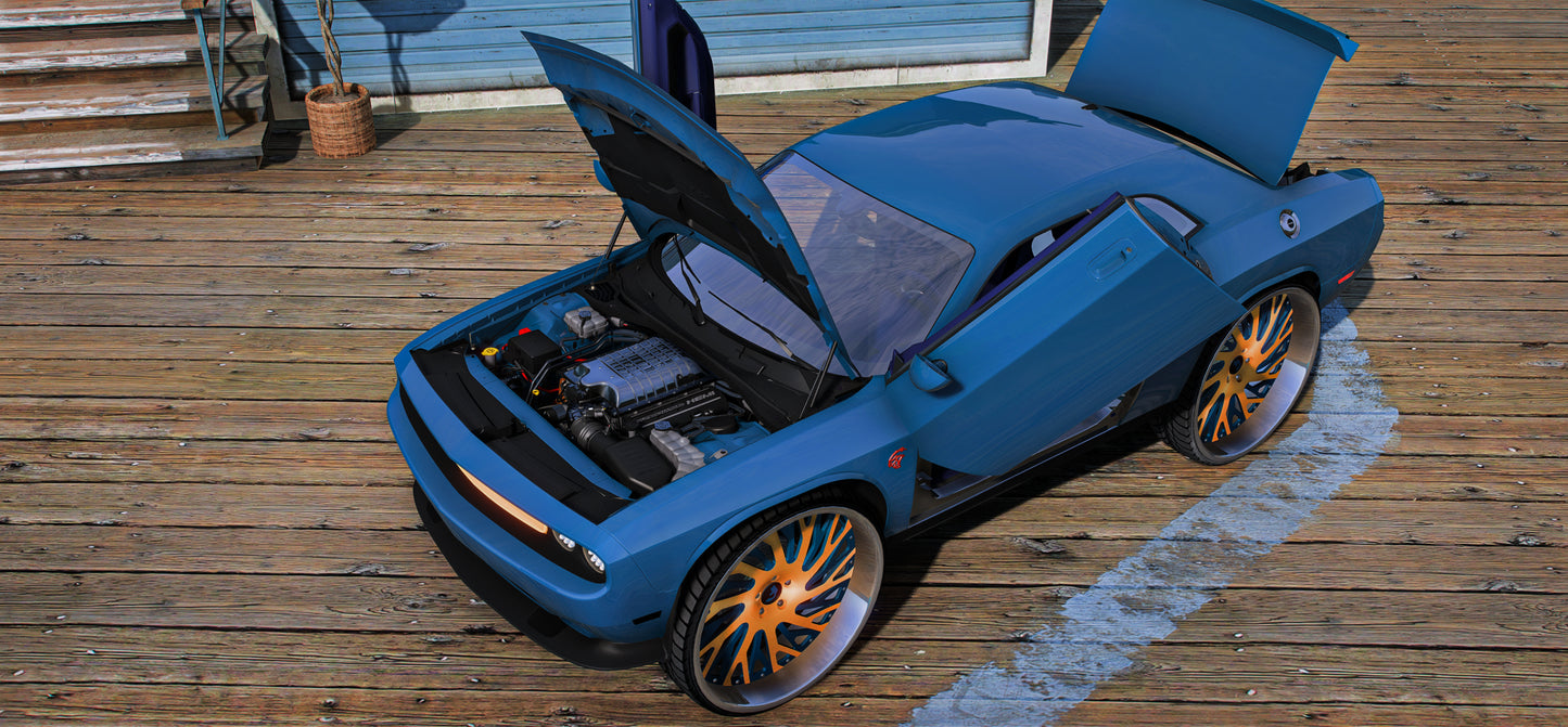 Dodge Challenger SRT8 Donk | Krazy Customs