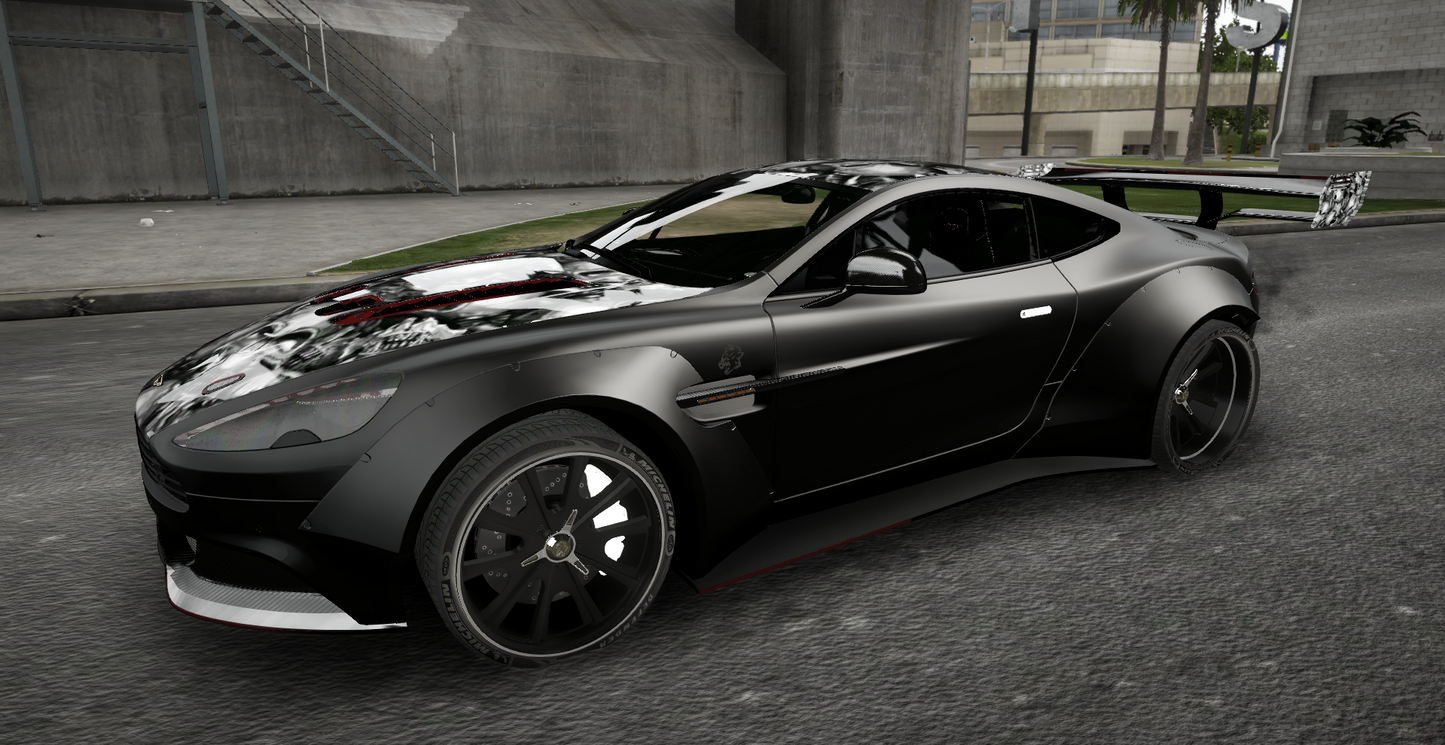 Aston Martin Vanquish Dynamic Lights Custom Glow Livery Scissor Doors | AG TEAM