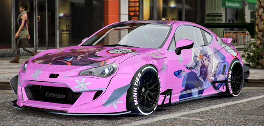 Subaru BRZ Demon Slayer [Dinamic Lights] | Kick Store
