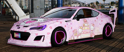 Subaru Hello Kitty [Animated Lights] | Game's Cafe