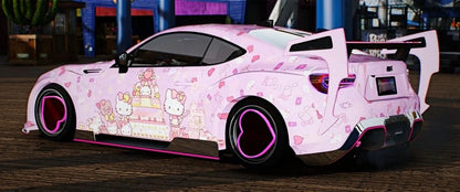 Subaru Hello Kitty [Animated Lights] | Game's Cafe