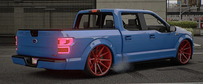 Slammed Shelby Ford F-150 Supercharged Lariat On illuminating Disc Brakes | Vampz Customs