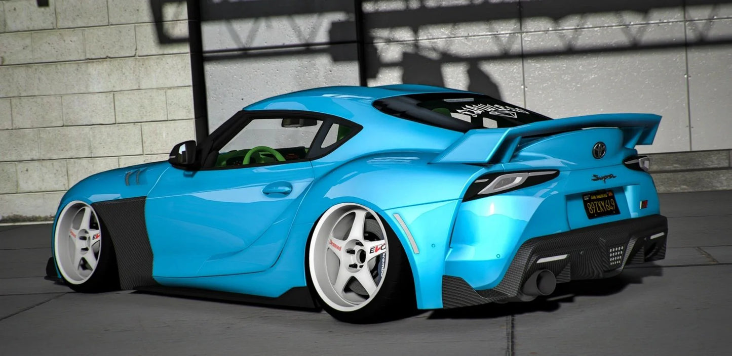 Slammed Toyota GR Supra MK5 | FLUXTER